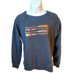 Pendleton‎ Canoe Oars/Paddles Pullover Gray Medium Sweatshirt